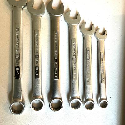 G1976 Large Lot of Craftsman Open End Crescent Wrenches