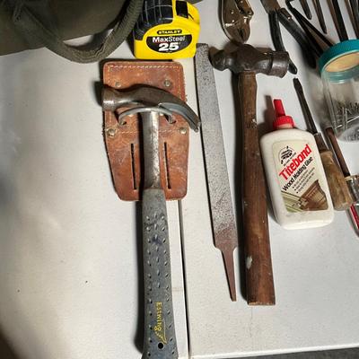 G1977 Canvas Tool Bag Full of Various Tools