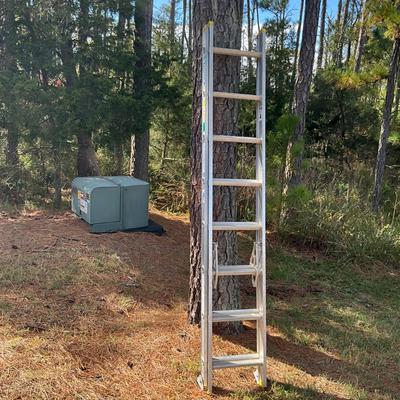 G1989 Large 16' Werner Aluminum Extension Ladder