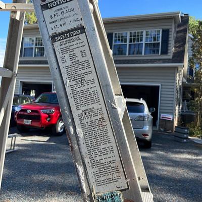 G1992 Large 8' Aluminum Stepladder