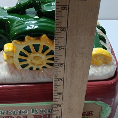John Deere Ceramic Tractor Platform Cookie Jar, 1924-1953 Model D by Gibson 2019