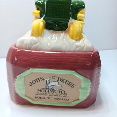 John Deere Ceramic Tractor Platform Cookie Jar, 1924-1953 Model D by Gibson 2019