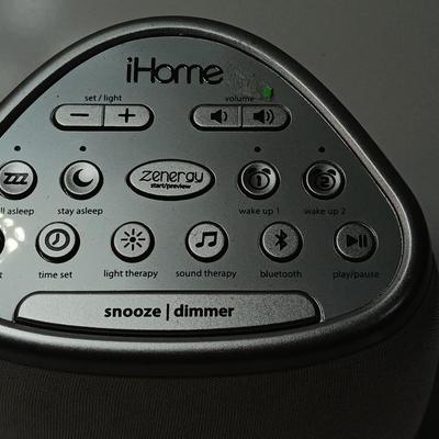 iHome Zenergy Dream Sleep Light Sound Therapy Machine Bluetooth