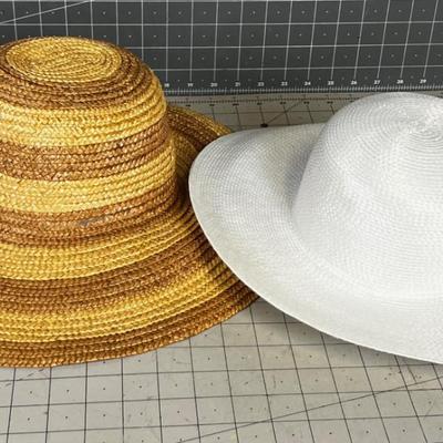 2 Floppy Sun Hats 