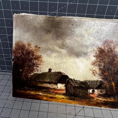 Bain Tibor Hungarian Oil Painting 
