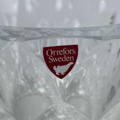 Orrefors Sweden Crystal Bowl Berit Johansson