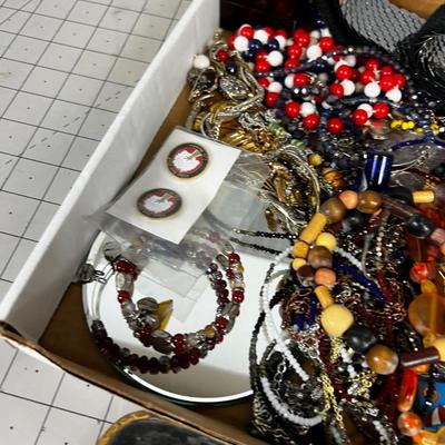Tray of Jewels and Accessories 