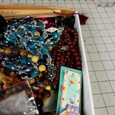 Tray of Jewels and Accessories 