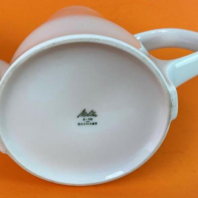 mid century modern german MELITTA COFFEE POT with WARMING COVER 