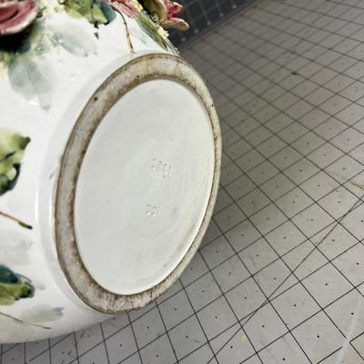 Capodimonte Floral Brides Basket INCREDIBLE!!!! Circa 1930's 