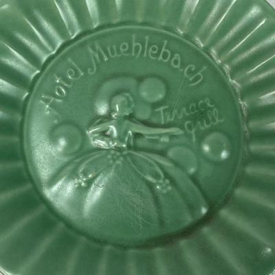HOTEL MUEHLEBACH TERRACE GRILL KC ADVERTISING ASHTRAY CAMARK POTTERY