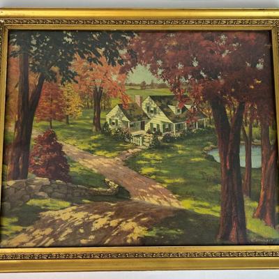 GERLACH BARKLOW PRINT HAROLD HEWLETT BY THE SIDE OF THE HIGHWAY OF LIFE