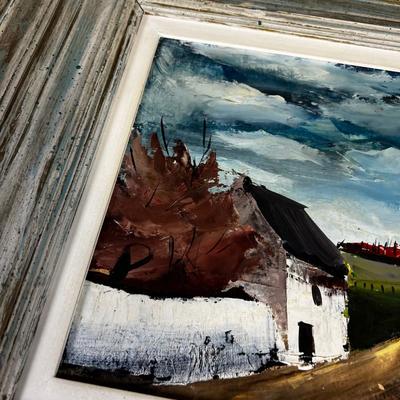 Original Oil by  MAURICE VERRIER, The Long Road