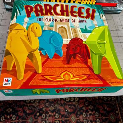 GAMES: Clue, Battle Ship and Parcheesi 