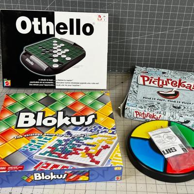 GAMES: Othello, Blokus, Pictureka 