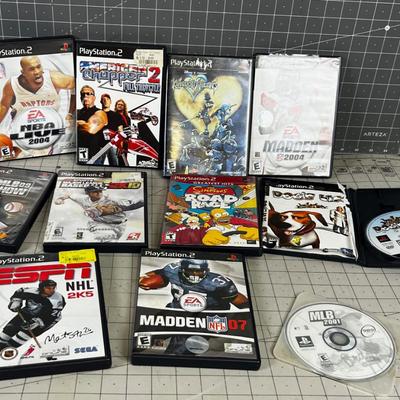 Play Station 2 Games (11 Games) 