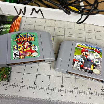 Nintendo 64 Game Console With Games and Controllers 