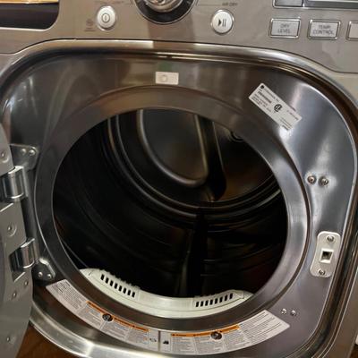 LG Front Load Electric Dryer,  On the Pedestal Drawer GRAY 