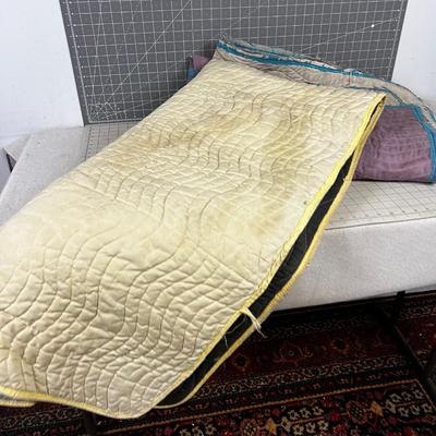 2 Old Packing Blankets 