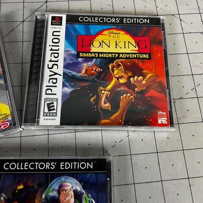 3 Disney Play Station Games 