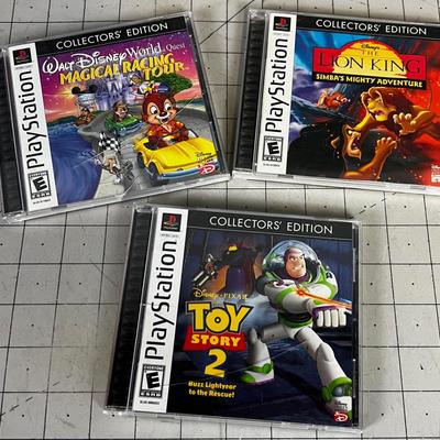 3 Disney Play Station Games 