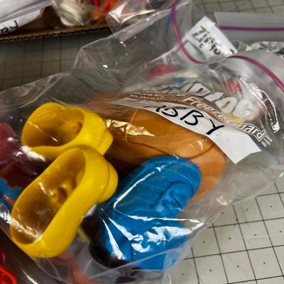 All the POTATO HEADS: Parts and Pieces and Variety of Kinds
