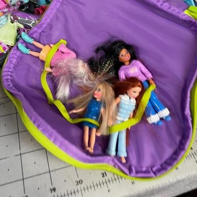 The Whole Poly Pockets Play set