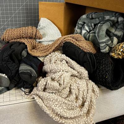 Ladies Winter Accessories: Muffs, Scarfs, Mittens, Hats, Gloves ETC.