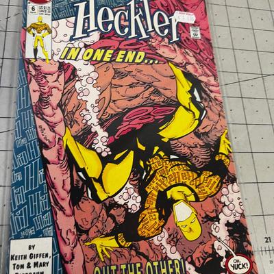 DC Comic THE HECKLER, Several Copies Multiple Volumes 