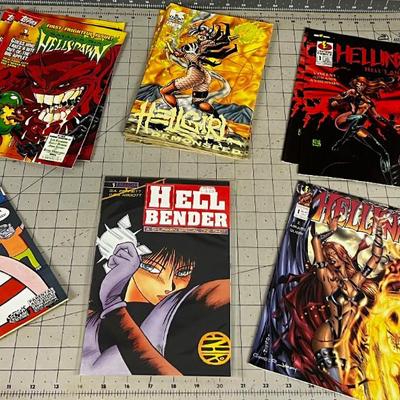 Mixed Lot of Graphic Novel Comics HELL! 