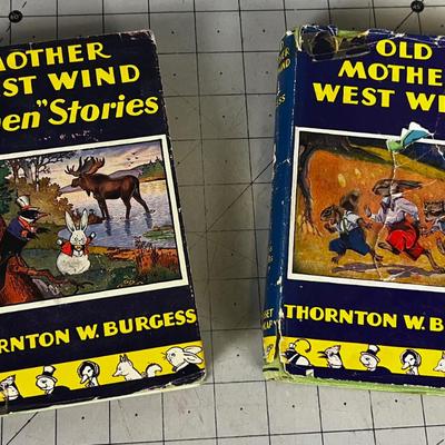 (2) Old Mother West Wind Story Books