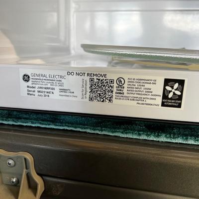 GE Stainless Steel Microwave Oven Over the Stove