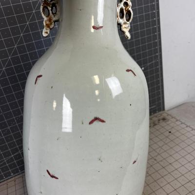 Antique Chinese VASE, Blossom and Birds, Hand Painted