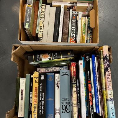 2 Boxes of Mixed Type of BOOKS