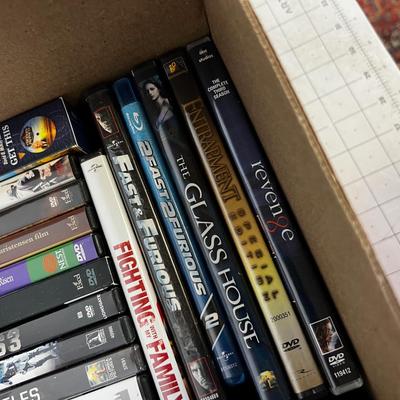 1 BOX of DVD's 