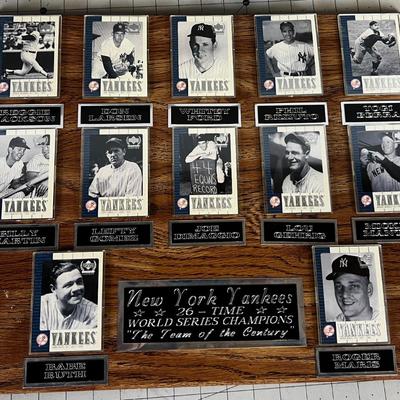 New York Yankees 26 Time World Series Champion PLAQUE