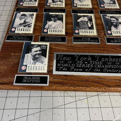 New York Yankees 26 Time World Series Champion PLAQUE
