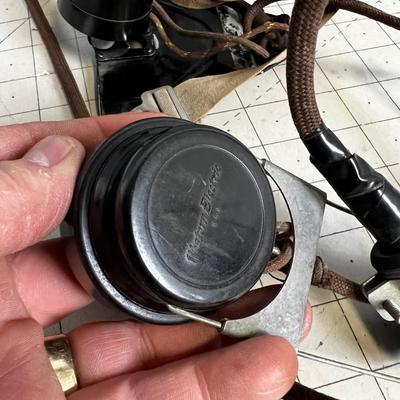 Western Electric Radio or Telephone Ear Piece & Microphone Collectible 