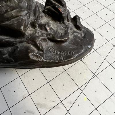 FRASER 1894 END of TRAIL BRONZE Statue