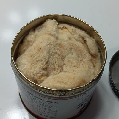 Vintage Nevr-Dull magic wadding polish tin with contents