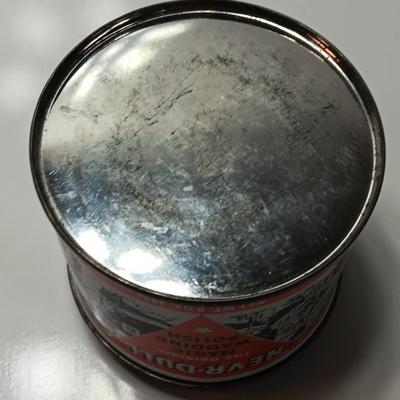 Vintage Nevr-Dull magic wadding polish tin with contents