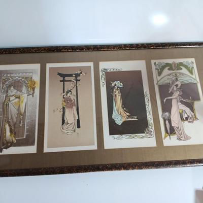 JOY DUNN LOT OF 4 Limited Edition Lithograph, Signed and framed with Certificate of Authenticity