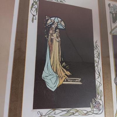 JOY DUNN LOT OF 4 Limited Edition Lithograph, Signed and framed with Certificate of Authenticity