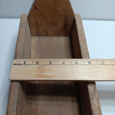 Vintage wooden Childs Jr. Carpenter Toolbox