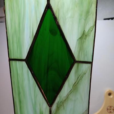 My Kitchen Prayer decorative cutting board, and stained-glass artwork