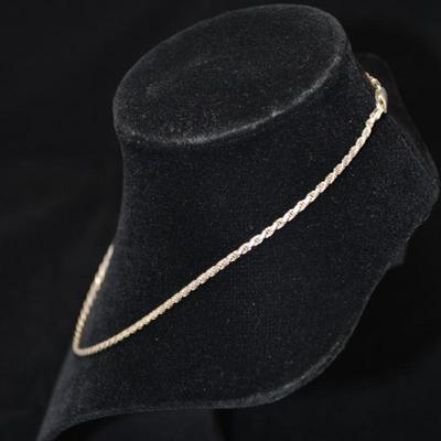 925 Sterling Cable Chain 16