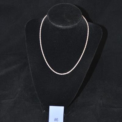 925 Sterling Cable Chain 16", 7.7g
