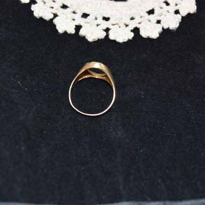 10k Men's Ring with no Setting Size 12.5, 4.5g