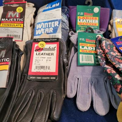 Leather Gloves Ladies &Small