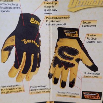 Steiner Pigskin Gripper Gloves